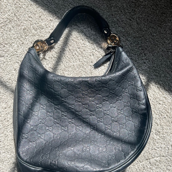 vintage black gucci purse